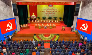 Toàn cảnh Đại hội Đảng bộ TP Hà Nội lần thứ XVII