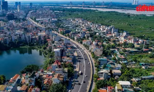 Hoàn thành mở rộng tuyến đường ùn tắc triền miên trên đê sông Hồng