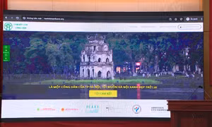 Hà Nội ra mắt website cam kết giảm thiểu ô nhiễm môi trường