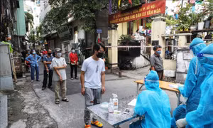Thiết lập vùng cách ly y tế 2 phường tại quận Đống Đa, Hà Nội