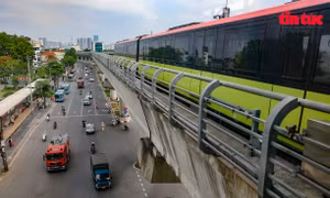 Metro Nhổn-Ga Hà Nội đoạn trên cao đã về đích