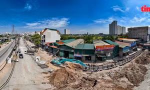 Ảnh 360 độ: Công trường mở rộng đường Tam Trinh trị giá 3.354 tỉ đồng