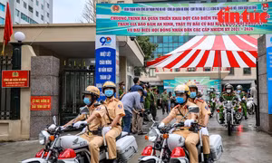 Công an Thủ đô ra quân đợt cao điểm bảo vệ an ninh, phục vụ bầu cử