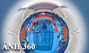 Ảnh 360: Cụm sân quần vợt '5 sao' chuẩn bị cho SEA Games 31