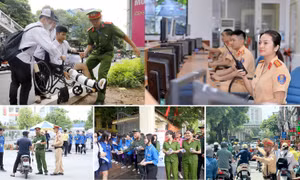 Hà Nội không để tắc đường làm muộn giờ thi của sĩ tử