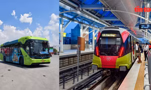 Vận tải công cộng Hà Nội bứt phá vai trò chủ lực phục vụ Đại lễ A80
