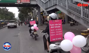 Quà Valentine: Giới trẻ mách nhau tặng khẩu trang, nước sát khuẩn