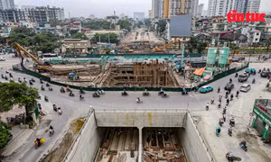 Hà Nội tăng tốc dự án hầm chui Kim Đồng-Giải Phóng