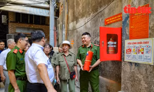 TP Hà Nội yêu cầu trước 20/6/2023, 100% các ngõ, hẻm có chiều sâu từ 50m trở lên phải bố trí “Điểm chữa cháy công cộng”.