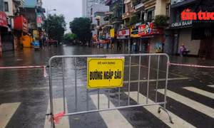 Hà Nội có 66 điểm ngập sâu từ 10 - 30 cm