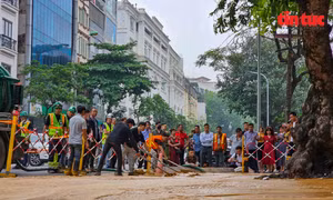 Hà Nội đang khắc phục sự cố phun trào phụ gia Metro Nhổn - Ga Hà Nội
