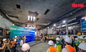 Chính thức khởi động robot TBM khoan hầm Metro Nhổn-Ga Hà Nội