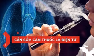 Cần sớm cấm thuốc lá điện tử
