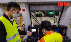 Xuyên đêm kiểm tra, bảo dưỡng tàu Cát Linh-Hà Đông