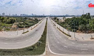 Ảnh 360 độ: 2 km đường Lê Quang Đạo kéo dài sắp thông xe