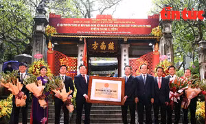 Hà Nội: Đền Kim Liên đón Bằng xếp hạng Di tích quốc gia đặc biệt