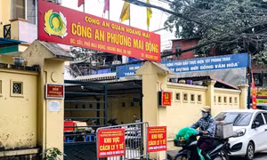 Hà Nội tạm phong tỏa trụ sở Công an phường Mai Động liên quan đến 4 ca mắc COVID-19