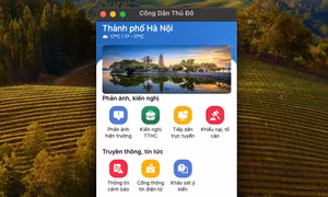Thí điểm ứng dụng 'Công dân Thủ đô' tại 9 sở ngành và 5 quận huyện của Hà Nội