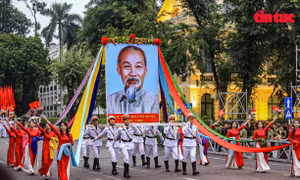 Tổng duyệt lễ diễu hành chào mừng 'Ngày hội vì Thủ đô bình yên'