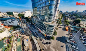Phân luồng giao thông tuyến Trần Hưng Đạo-Lê Duẩn-Trần Bình Trọng để thi công dự án Metro số 3