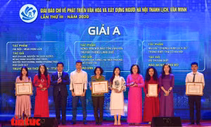 Hà Nội trao thưởng hai giải báo chí về xây dựng Đảng và phát triển văn hóa