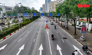 Hà Nội hoàn tất công tác chuẩn bị cho việc phân luồng đường Võ Chí Công