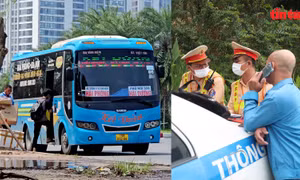 Xử phạt nghiêm nhà xe đón khách, dỡ hàng hoá quanh bến Mỹ Đình