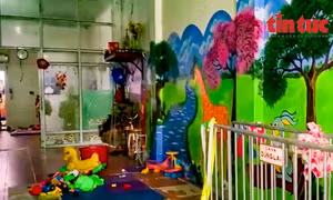 Hà Nội: Cận cảnh nơi cháu bé 17 tháng tuổi bị hai cô giáo bạo hành