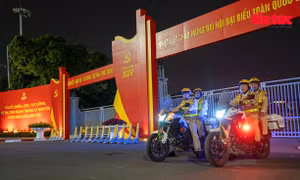 Hà Nội giữ vững trật tự giao thông hướng tới Đại hội Đảng lần thứ XIV
