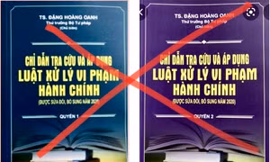 Cấm lưu hành cuốn sách mạo danh lãnh đạo Bộ Tư pháp