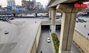Giao thông Thủ đô yên bình trong ngày đầu Xuân