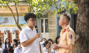 Hà Nội nhân rộng mô hình 'Cổng trường an toàn giao thông' tại 15 điểm trường