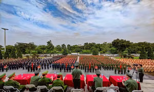 Công an Hà Nội hợp luyện sẵn sàng cho Đại lễ 80 năm mừng Quốc khánh