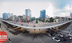 Hà Nội thông xe cầu vượt 560 tỷ đồng