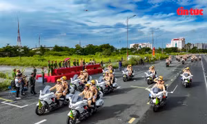 Ảnh 360 độ: Công an Hà Nội hợp luyện sẵn sàng cho nhiệm vụ A80