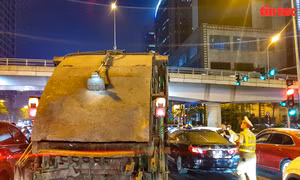 Xử lý xe vận chuyển rác vi phạm an toàn giao thông