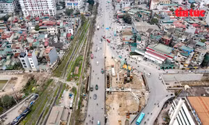 Hầm chui Kim Đồng-Giải Phóng vẫn vướng mặt bằng