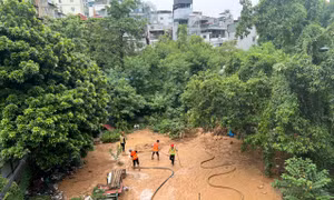 MRB Hà Nội thông tin chính thức về vụ phun trào bùn nhão trong đêm