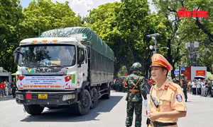 Hà Nội cấm đường từ 12 giờ ngày 27/8 phục vụ sơ duyệt A80