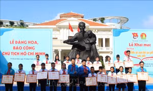 Khai mạc Liên hoan thiếu nhi vượt khó học giỏi toàn quốc năm 2019