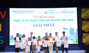 Trao giải cuộc thi vẽ tranh 'Ngôi nhà mơ ước' năm 2025