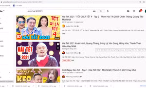Hài tết nở rộ trên YouTube dịp cận Tết 2021