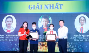 Gần 600 nghìn học sinh THCS toàn quốc tham gia cuộc thi học sinh với an toàn thông tin 2022