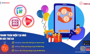 EVNHANOI khuyến khích thanh toán tiền điện không dùng tiền mặt