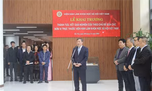 Khai trương hoạt động trưng bày thành tựu, kết quả nghiên cứu theo chuyên đề về khoa học xã hội