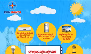 Tăng cường sử dụng điện tiết kiệm mùa nắng nóng