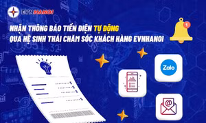 Sử dụng các ứng dụng chăm sóc khách hàng để có thông báo tiền điện