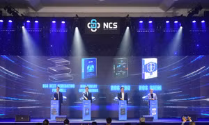 Nghi thức công bố bệ sinh thái Sản phẩm an ninh mạng NCS ứng dụng AI tối ưu vận hành.