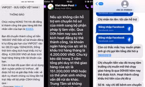 Lừa đảo mạo danh Bưu điện Việt Nam kích hoạt ‘thẻ hội viên’