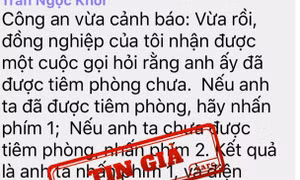 Cảnh báo tin giả về lừa đảo chiếm đoạt thông tin cá nhân trên mạng 
